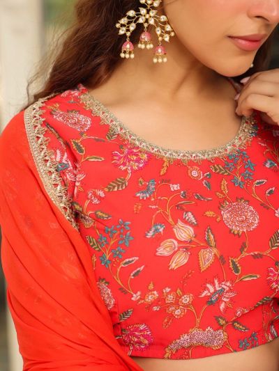 Elegant Embroidered Bridesmaid Lehenga