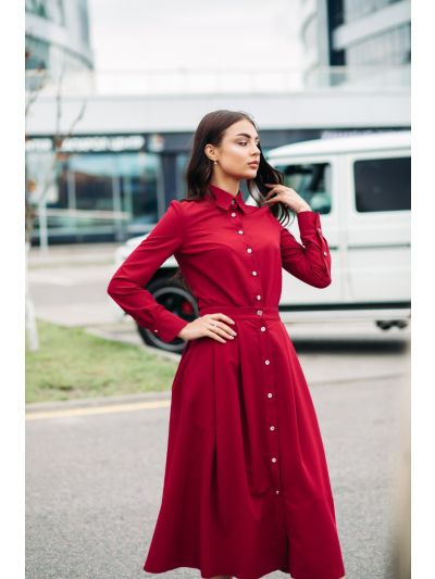 Elegant Sky Blue Casual Gown