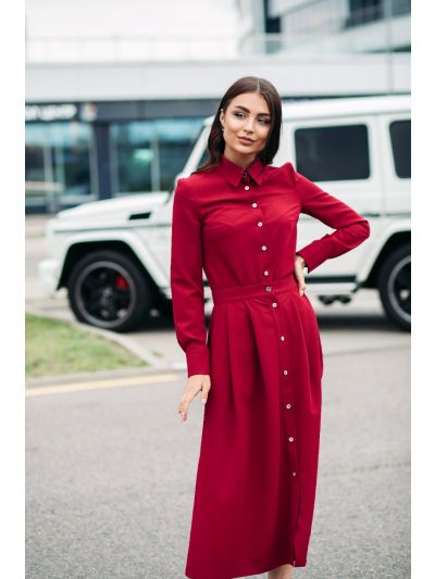 Elegant Sky Blue Casual Gown